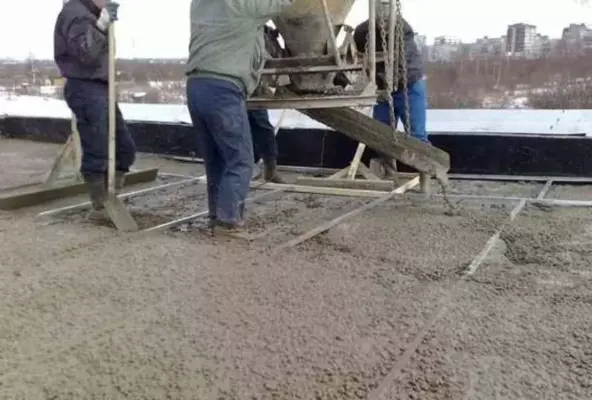Бетон для кровли